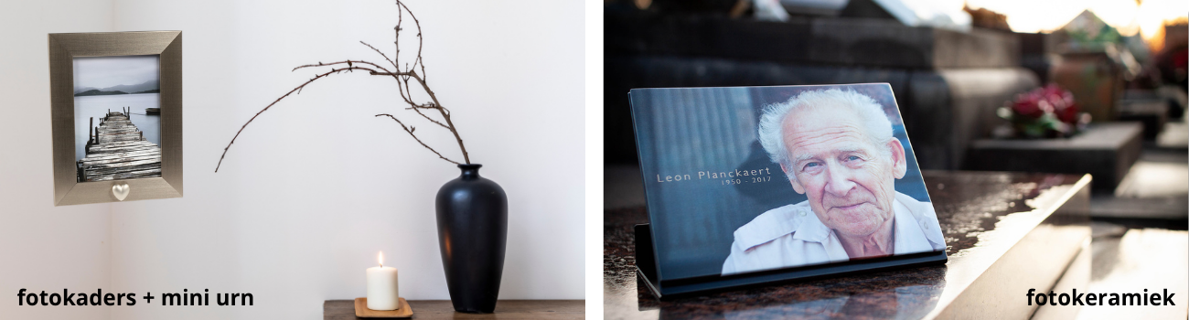 fotokaders en fotokeramiek bij Gedenk Idee Zeeland
